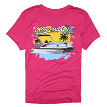 Load image into Gallery viewer, Silver Wave Women&#39;s Cruise V-Neck Tee - Dark Fuchsia - CLEARANCE

