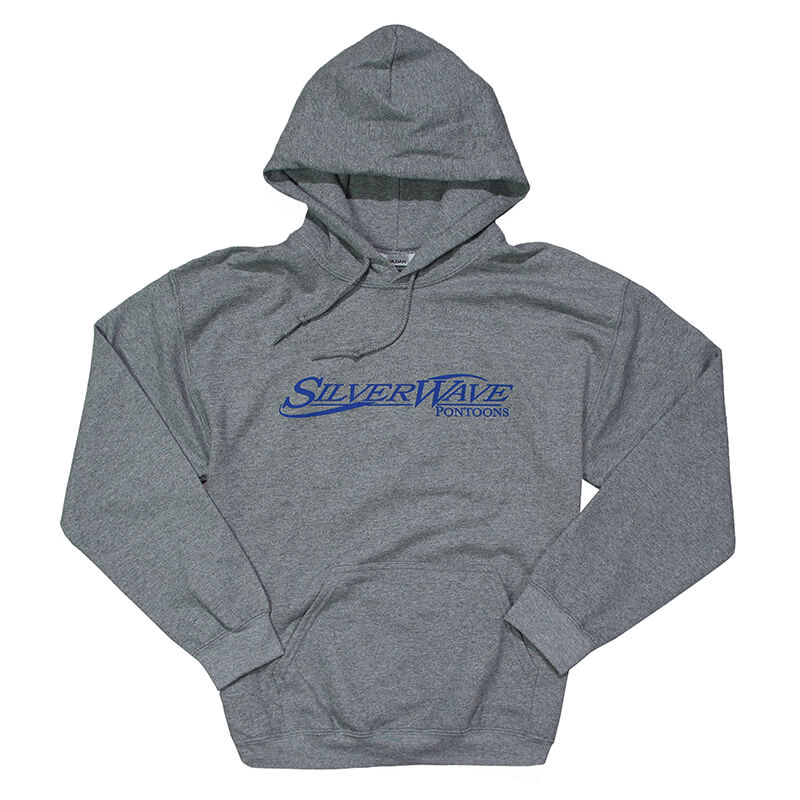 Silver Wave Hooded Sweatshirt - Graphite Heather - CLEARANCE