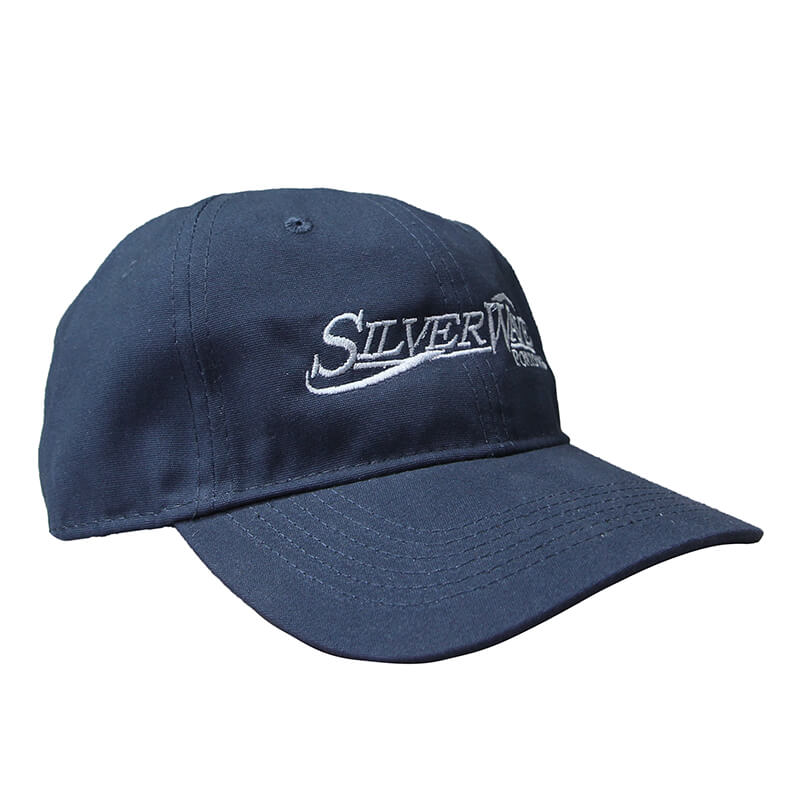 Silver Wave Soft Brushed Cap - Navy - CLEARANCE