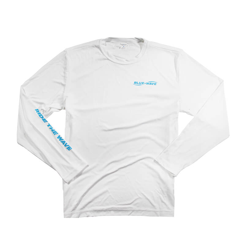 Competitor Unisex L/S Performance Tee - White - CLEARANCE