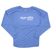 Load image into Gallery viewer, Women&#39;s LS Jersey Tee - Periwinkle - CLEARANCE
