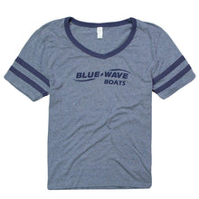 Load image into Gallery viewer, Women&#39;s Varsity Tee - Vintage Navy - CLEARANCE
