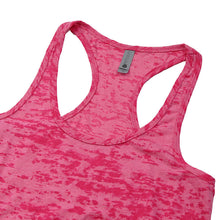 Load image into Gallery viewer, Silver Wave Ladies Burnout Tank - Hot Pink
