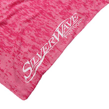 Cargar imagen en el visor de la galería, Camiseta sin mangas para mujer Silver Wave Burnout - Rosa intenso 

