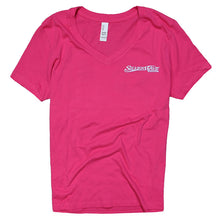 Load image into Gallery viewer, Silver Wave Women&#39;s Cruise V-Neck Tee - Dark Fuchsia
