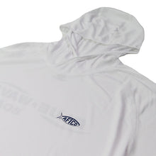 Cargar imagen en el visor de la galería, Camiseta con capucha AFTCO Samurai L/S - Blanco
