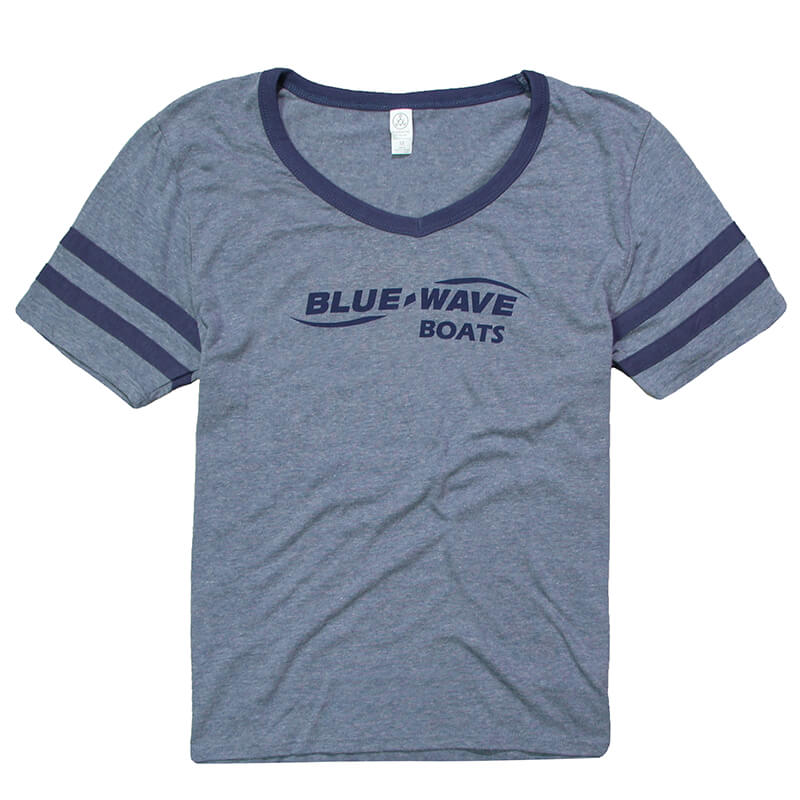 Camiseta universitaria para mujer - Vintage Navy 