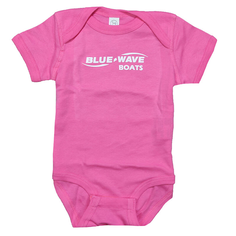 Blue Wave Infant Onesie - Raspberry